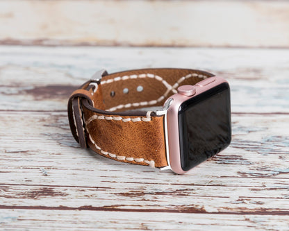 Handmade Genuine Leather Apple Watch Band Series 11/10/9/8/7/6/5/4/ SE / Ultra 1/2/3