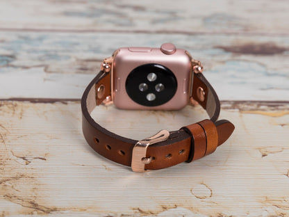 Genuine Leather Apple Watch Band Series 11/10/9/8/7/6/5/4/ SE / Ultra 1/2/3