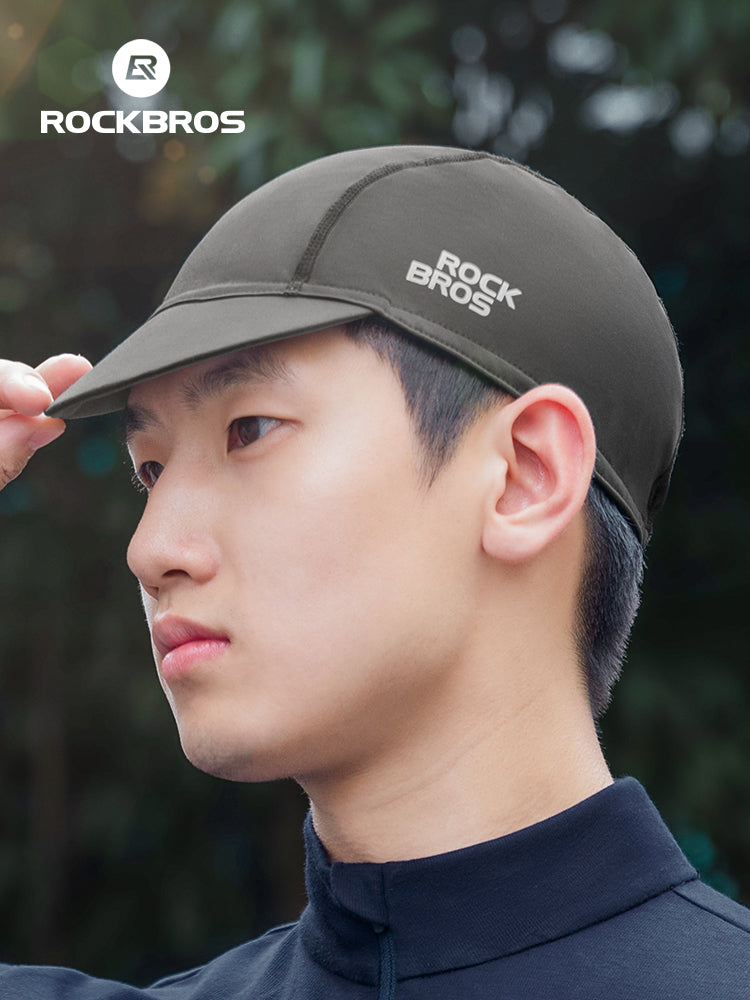 ROCKBROS Smiley Winter Hat Fleece Lined Sun Protection Helmet Compatible Reflective Design