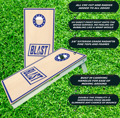 Blast Logo- USA Fireworks Cornhole Boards