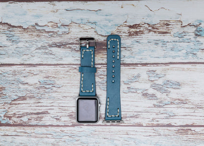 Handmade Genuine Leather Apple Watch Band Series 11/10/9/8/7/6/5/4/ SE / Ultra 1/2/3