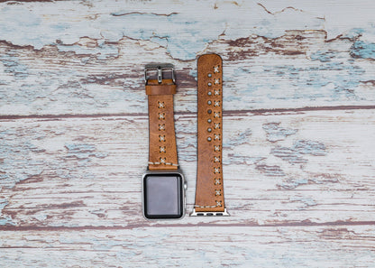 Handmade Genuine Leather Apple Watch Band Series 11/10/9/8/7/6/5/4/ SE / Ultra 1/2/3