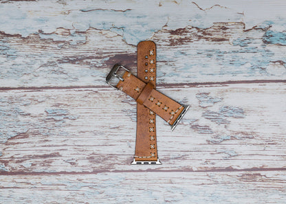 Handmade Genuine Leather Apple Watch Band Series 11/10/9/8/7/6/5/4/ SE / Ultra 1/2/3