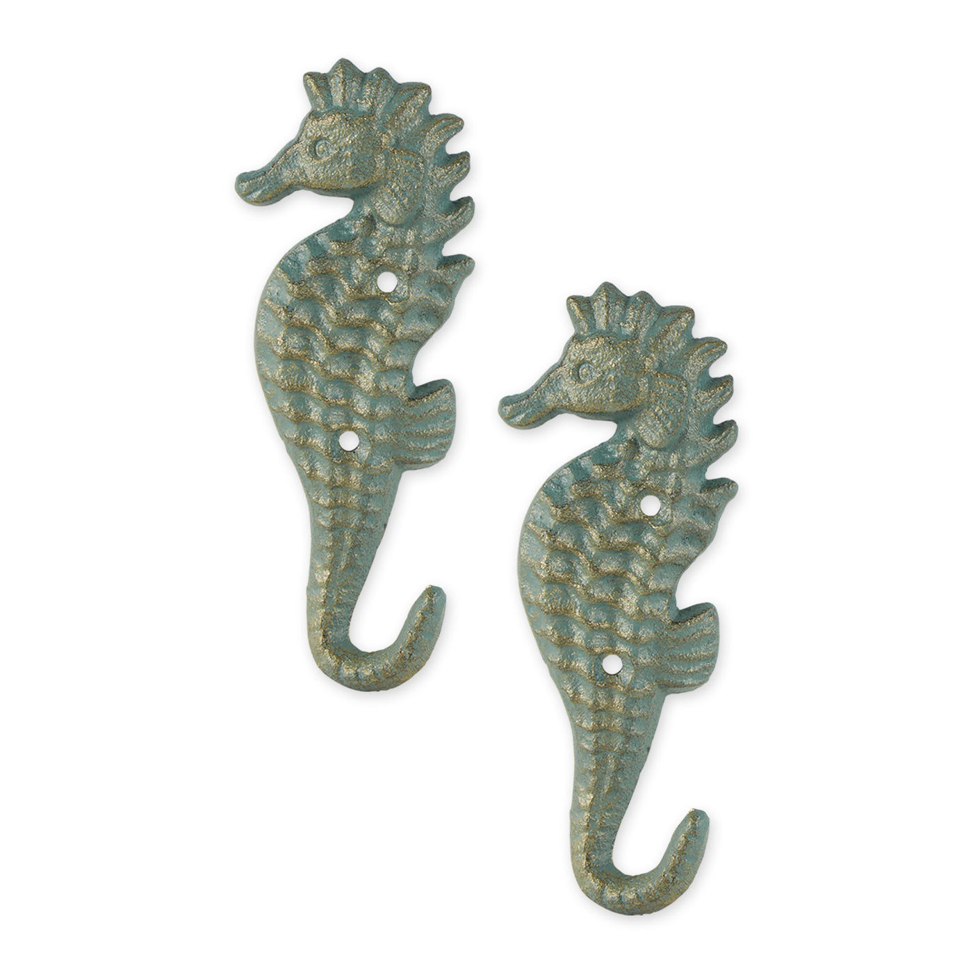 SEAHORSE WALL HOOK SET OF 2