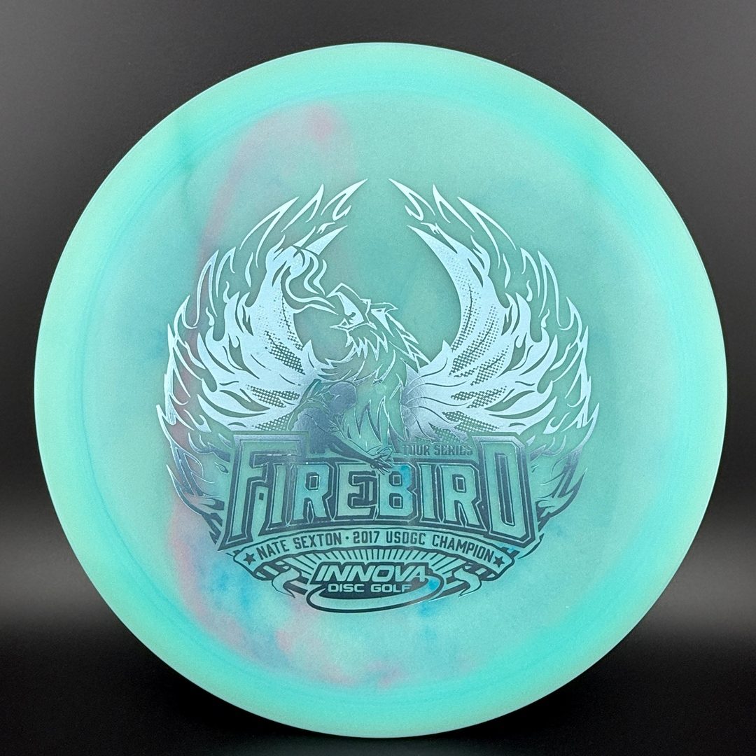 2018 Glow Champion Firebird - Swirly Blue Pink Nate Sexton TS