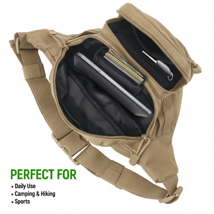 XGear Tactical Hunting Fanny Pack with USA Flag Patch