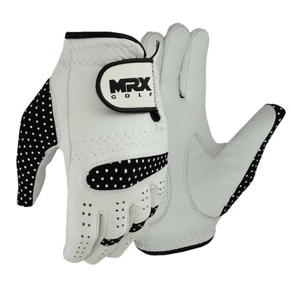 MRX Women's Golf Gloves Left & Right Hand Cabretta Leather Golfer Glove