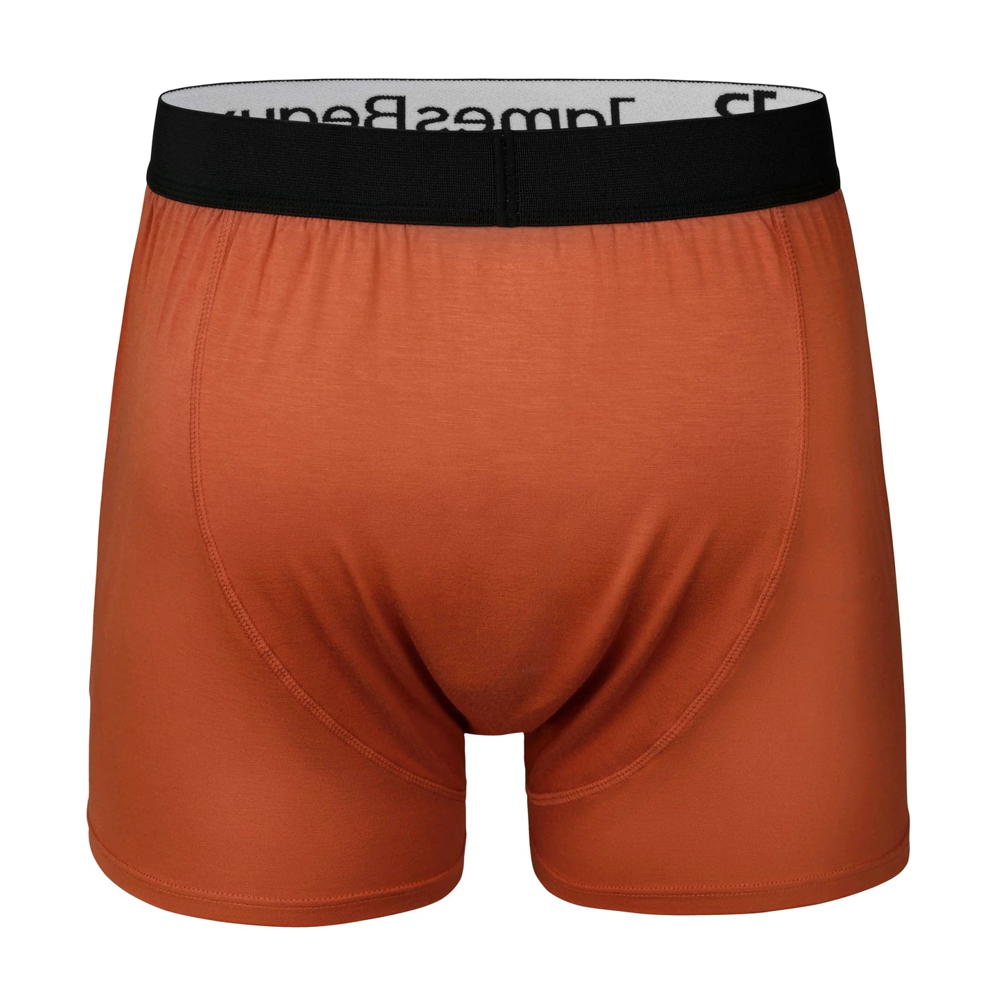 Men's Bamboo Boxer Shorts - Ultra-Soft & Breathable Underwear (Orange)