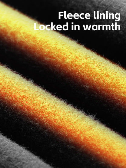 ROCKBROS Smiley Winter Hat Fleece Lined Sun Protection Helmet Compatible Reflective Design