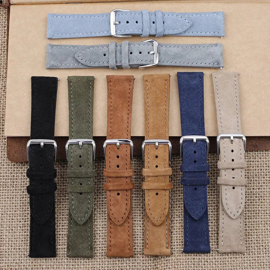 Suunto Race, Vertical & 9 Peak Suede Leather Band with Stitching