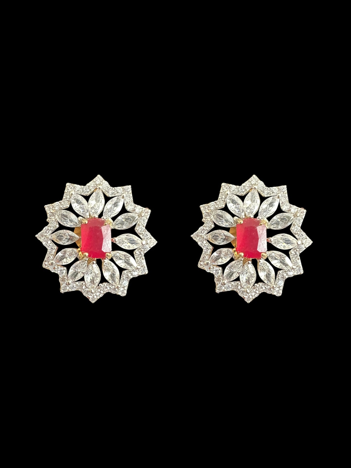 cz choker in ruby   ( READY TO SHIP )