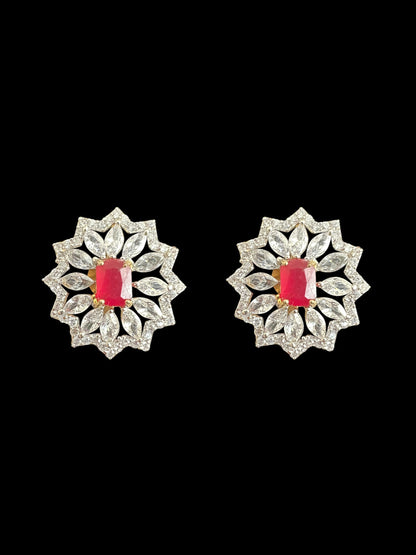 cz choker in ruby   ( READY TO SHIP )