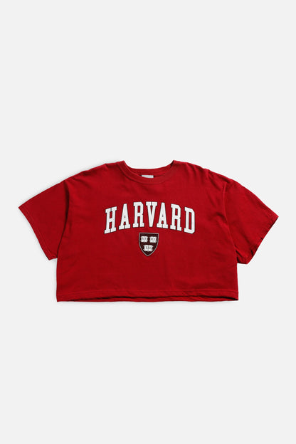 Rework Harvard Crop Tee - XL