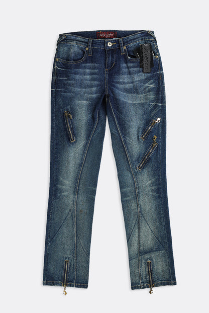 Deadstock Baby Phat Zipper Denim Pants - W28, W29, W30, W31