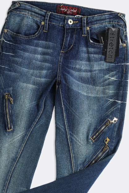 Deadstock Baby Phat Zipper Denim Pants - W28, W29, W30, W31