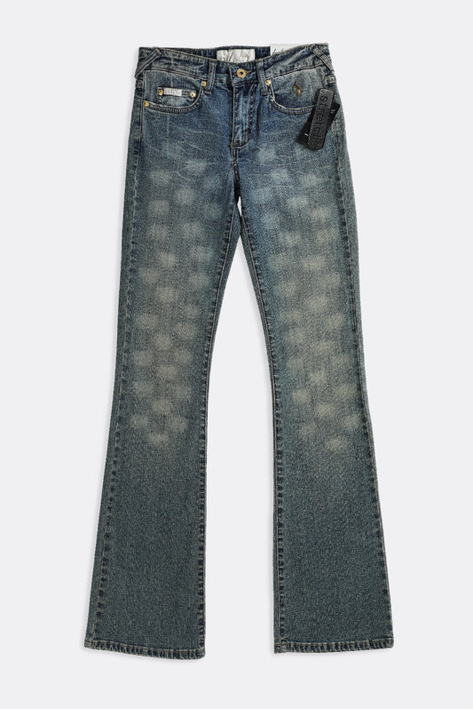Deadstock Baby Phat Checkered Denim Pants - W26, W28, W29, W31