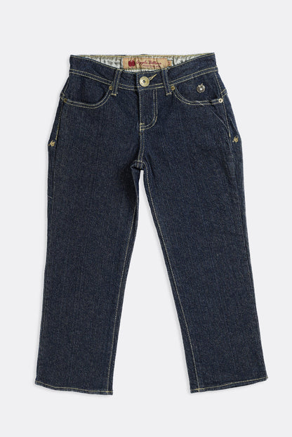Deadstock Apple Bottom Classic Dark Wash Denim Capris - W25, W27