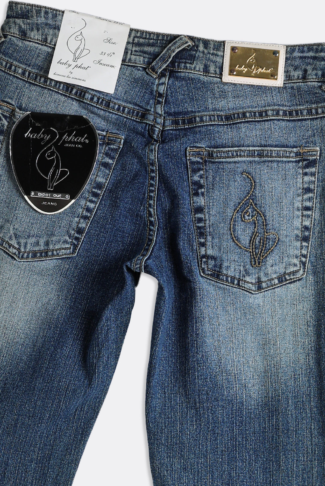 Deadstock Baby Phat "Lovely Lemon" Denim Pants - W30