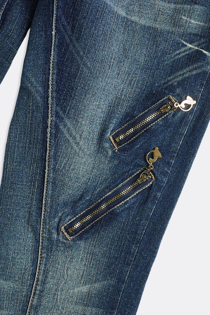 Deadstock Baby Phat Zipper Denim Pants - W28, W29, W30, W31