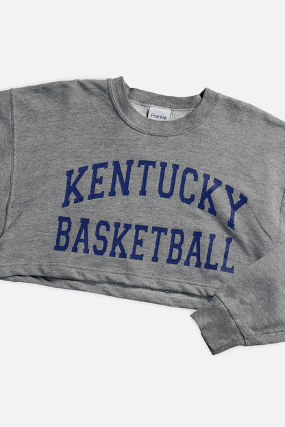 Rework Kentucky Basketball Crop Sweatshirt - L