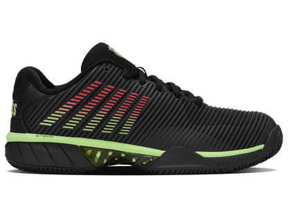 06614-034-M | HYPERCOURT EXPRESS 2 CLAY | BLACK/SOFT NEON GREEN/NEON LAVA