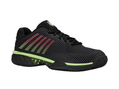 06614-034-M | HYPERCOURT EXPRESS 2 CLAY | BLACK/SOFT NEON GREEN/NEON LAVA