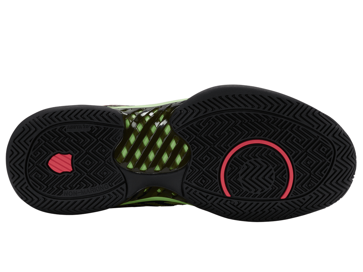 06806-034-W | HYPERCOURT EXPRESS 2-2E | BLACK/SOFT NEON GREEN/NEON LAVA