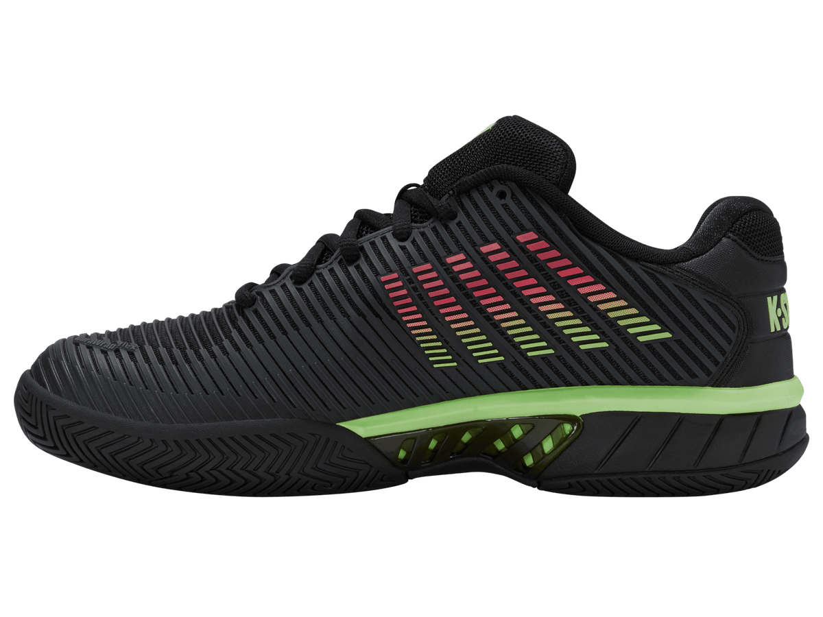 06806-034-W | HYPERCOURT EXPRESS 2-2E | BLACK/SOFT NEON GREEN/NEON LAVA