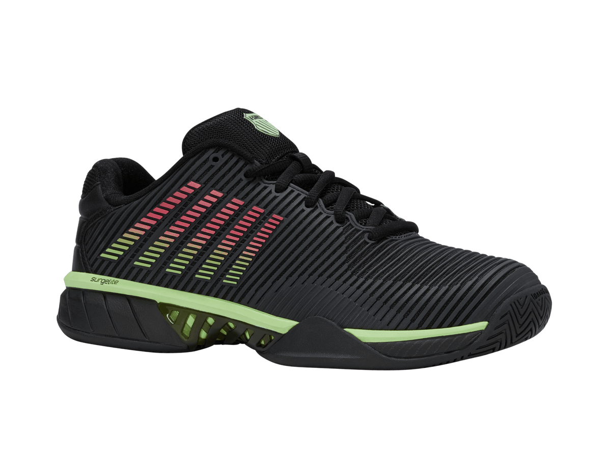 06806-034-W | HYPERCOURT EXPRESS 2-2E | BLACK/SOFT NEON GREEN/NEON LAVA