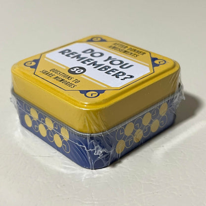 After Dinner Amusements Do You Remember? Card Game - 50 Questions to Share