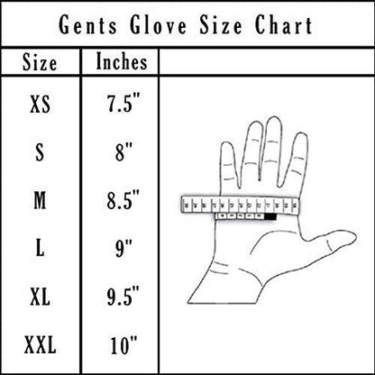 Men's Warm Winter Genuine Leather Driving Gloves