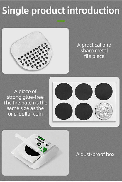 Ultra-Mini Tire Patch Kit – Super Lightweight Ultra-Slim Pocket-Friendly