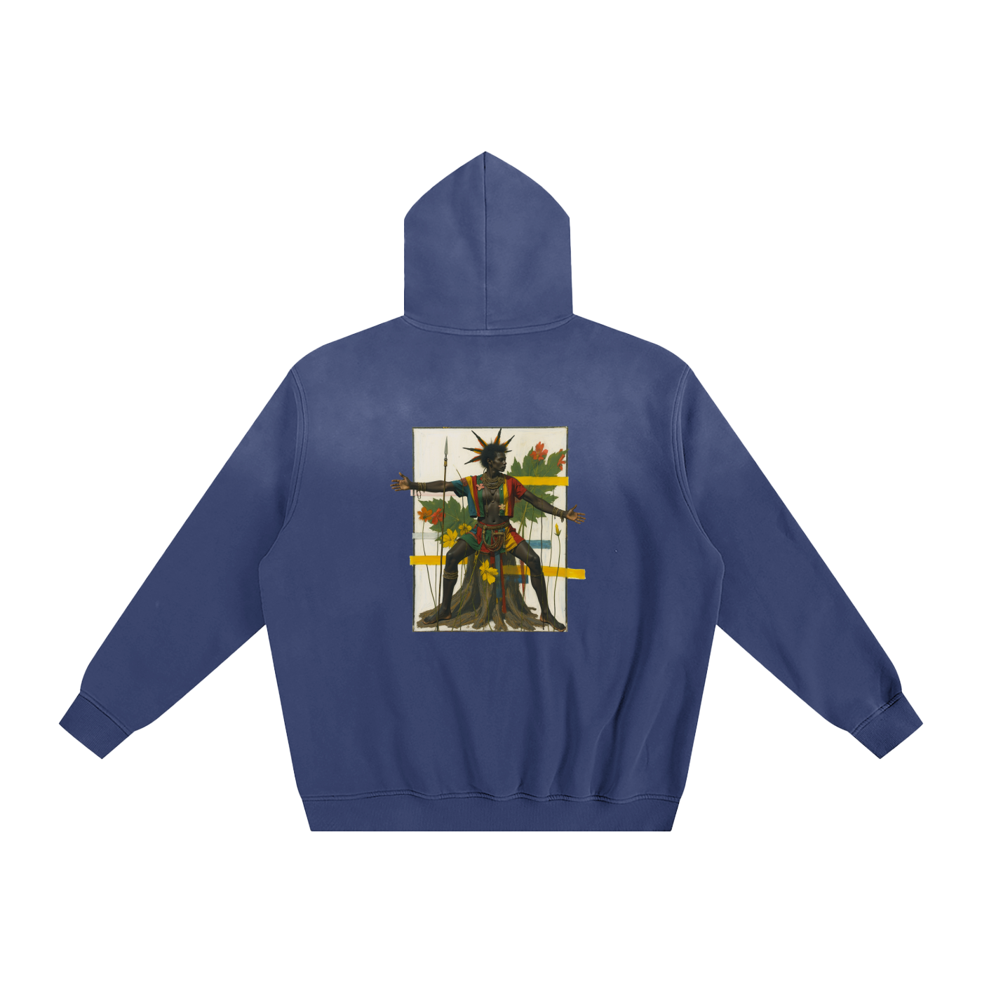 Amaru Khan Stars Sunfade Fleeced Hoodie