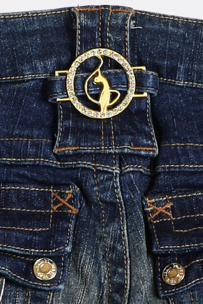 Deadstock Baby Phat Brooch Denim Pants - W29