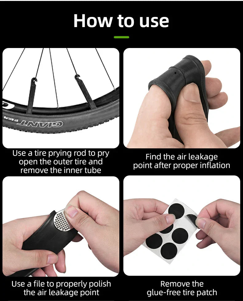 Ultra-Mini Tire Patch Kit – Super Lightweight Ultra-Slim Pocket-Friendly