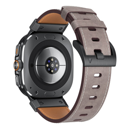 Mecha Bezel Leather Strap for Samsung Galaxy Watch