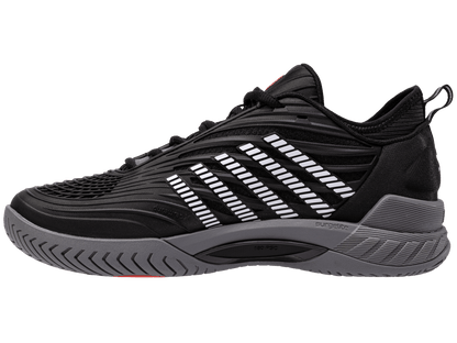 09071-038-M | HYPERCOURT SUPREME 2 | BLACK/STEEL GRAY/FIREY RED