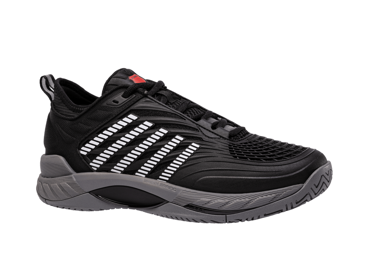 09071-038-M | HYPERCOURT SUPREME 2 | BLACK/STEEL GRAY/FIREY RED