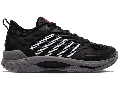 09071-038-M | HYPERCOURT SUPREME 2 | BLACK/STEEL GRAY/FIREY RED