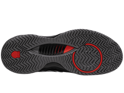09071-038-M | HYPERCOURT SUPREME 2 | BLACK/STEEL GRAY/FIREY RED
