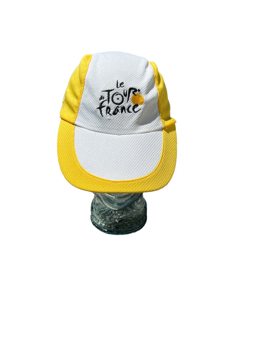 Tour de France Cycling Cap - Yellow/White