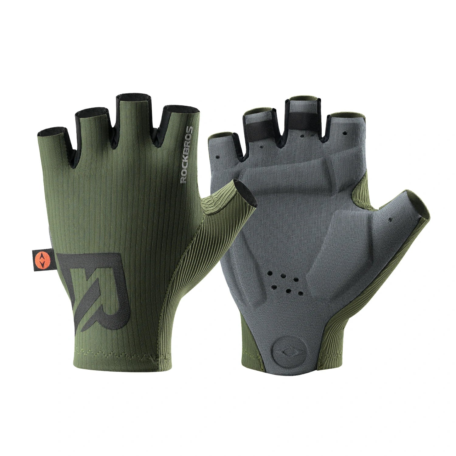 ROCKBROS Elastic Interface® Half-Finger Gel Padded Cycling Gloves - Triathlete Store