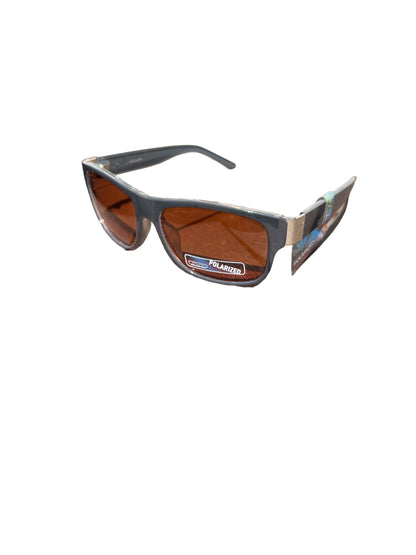 Mountain Shades Plateau Polarized Sunglasses (Shiny Black)