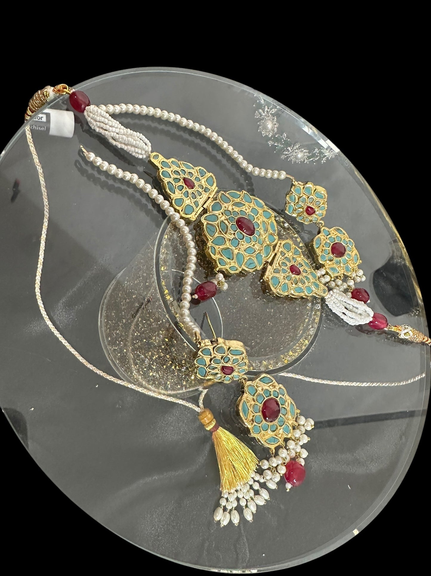 C561 Turquoise ruby choker ( READY TO SHIP )