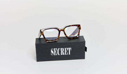 Clear Frame "Secret" Glasses