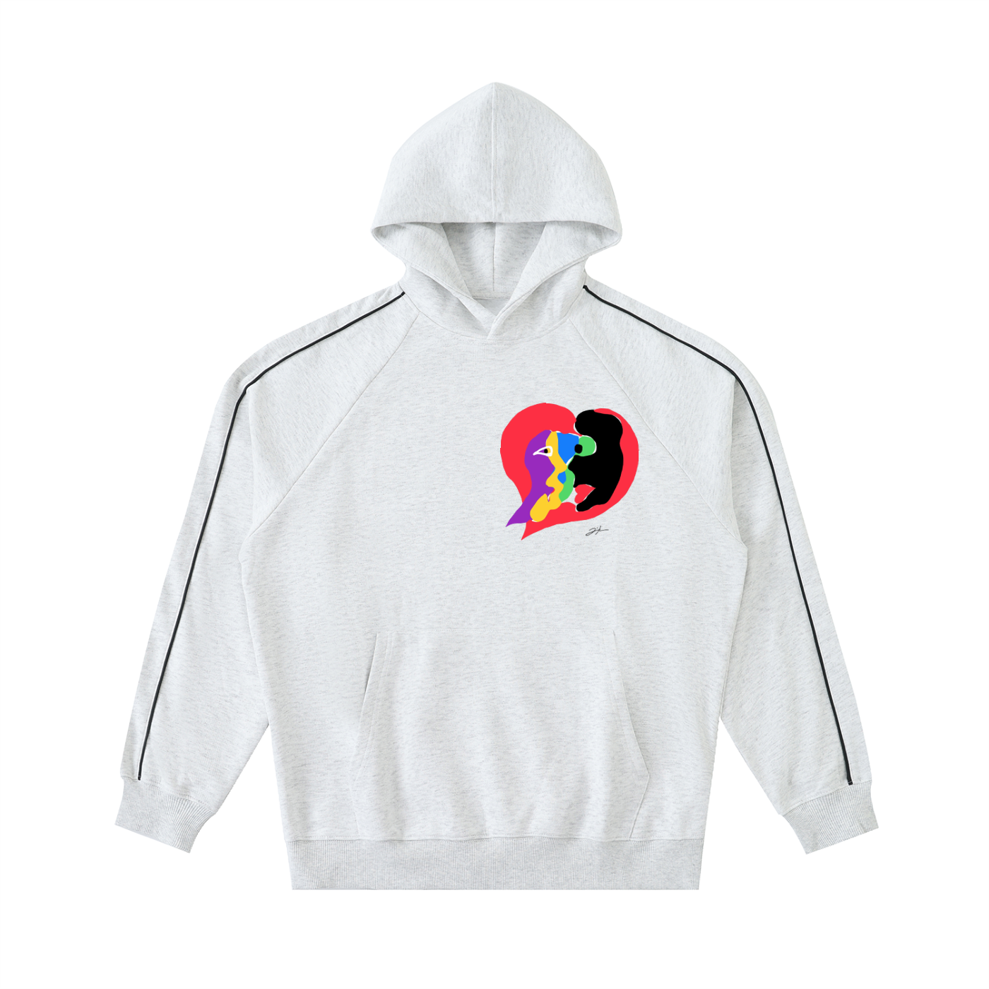 RatChet BunneeZ Contrast Piping Raglan Hoodie