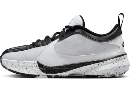 Nike Giannis Freak 5 Big Kids Basketball Shoes (DZ4486-100 White/Black/Photo Blue/White) Size 5.5