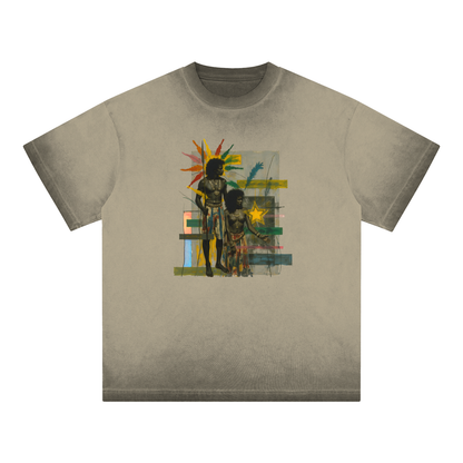 Amaru Khan Stars Truex Reverse Dyed T-shirt