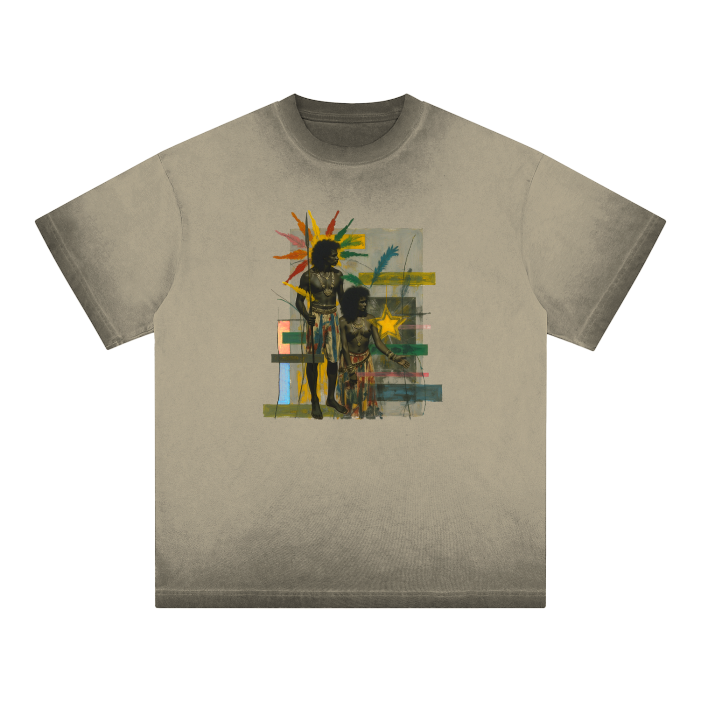 Amaru Khan Stars Truex Reverse Dyed T-shirt