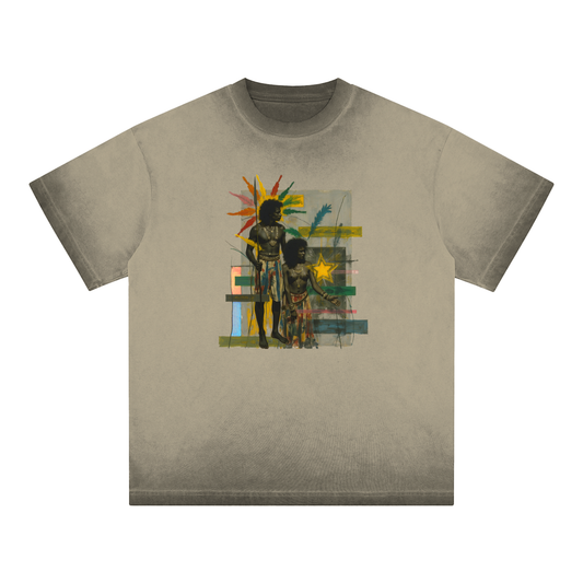 Amaru Khan Stars Truex Reverse Dyed T-shirt